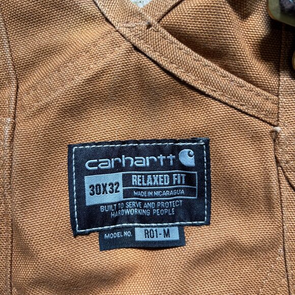 Men's Bib Overall - Relaxed Fit - Duck 30x32 - Picture 4 of 6